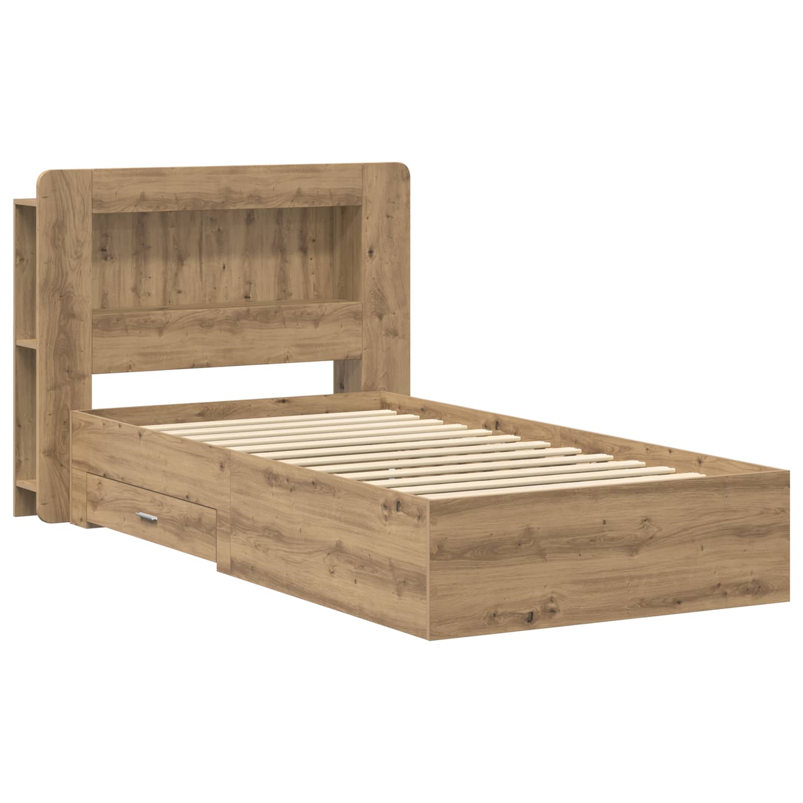 Telaio del letto con storage Rovere Artigianale 80 x 200 cm | homemem39
