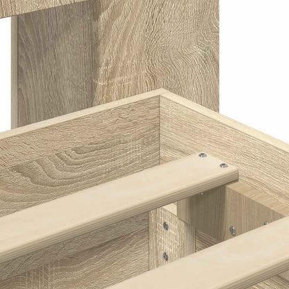 Telaio del letto con storage Rovere Sonoma 80 x 200 cm | homemem39