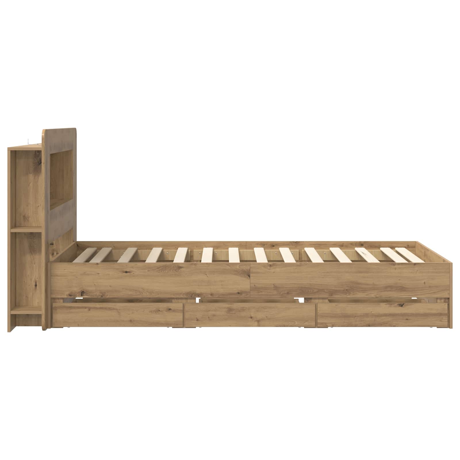Telaio del letto con storage Rovere Artigianale 80 x 200 cm | homemem39