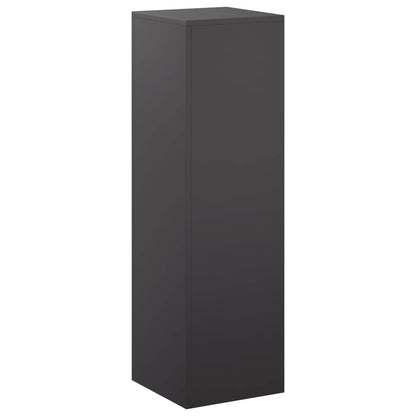 Supporto per piante Nero 30 x 30 x 100 cm Acciaio