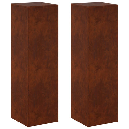 Supporto per piante 2 pcs Ruggine 30 x 30 x 100 cm | homemem39