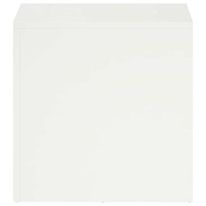 Supporto per piante 2 pcs Bianco 40 x 40 x 40 cm Acciaio | homemem39
