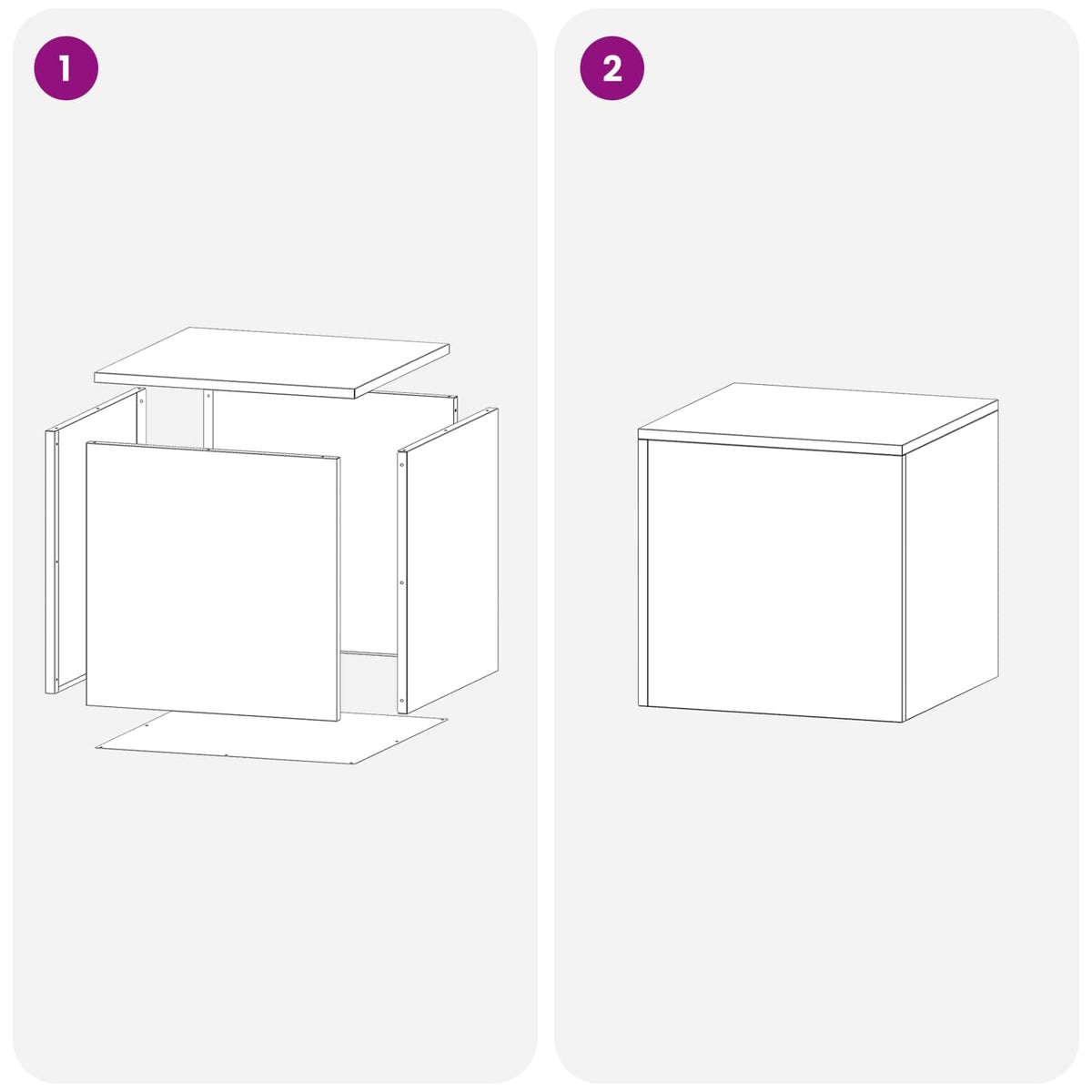 Supporto per piante 2 pcs Argento 40 x 40 x 40 cm Acciaio | homemem39