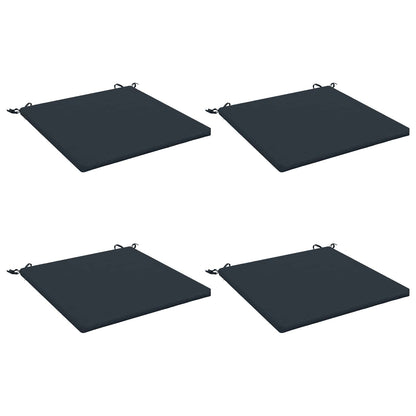 Cuscini per Seduta SOEST 4 pz 100% Poliestere Blu Scuro