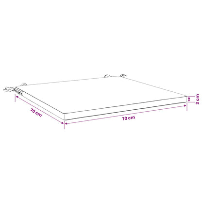 Cuscini per Seduta SOEST 4 pz 100% Poliestere Blu Scuro