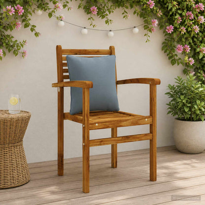 Cuscino per schienale PUTTEN 4 pz 100% Poliestere Blu