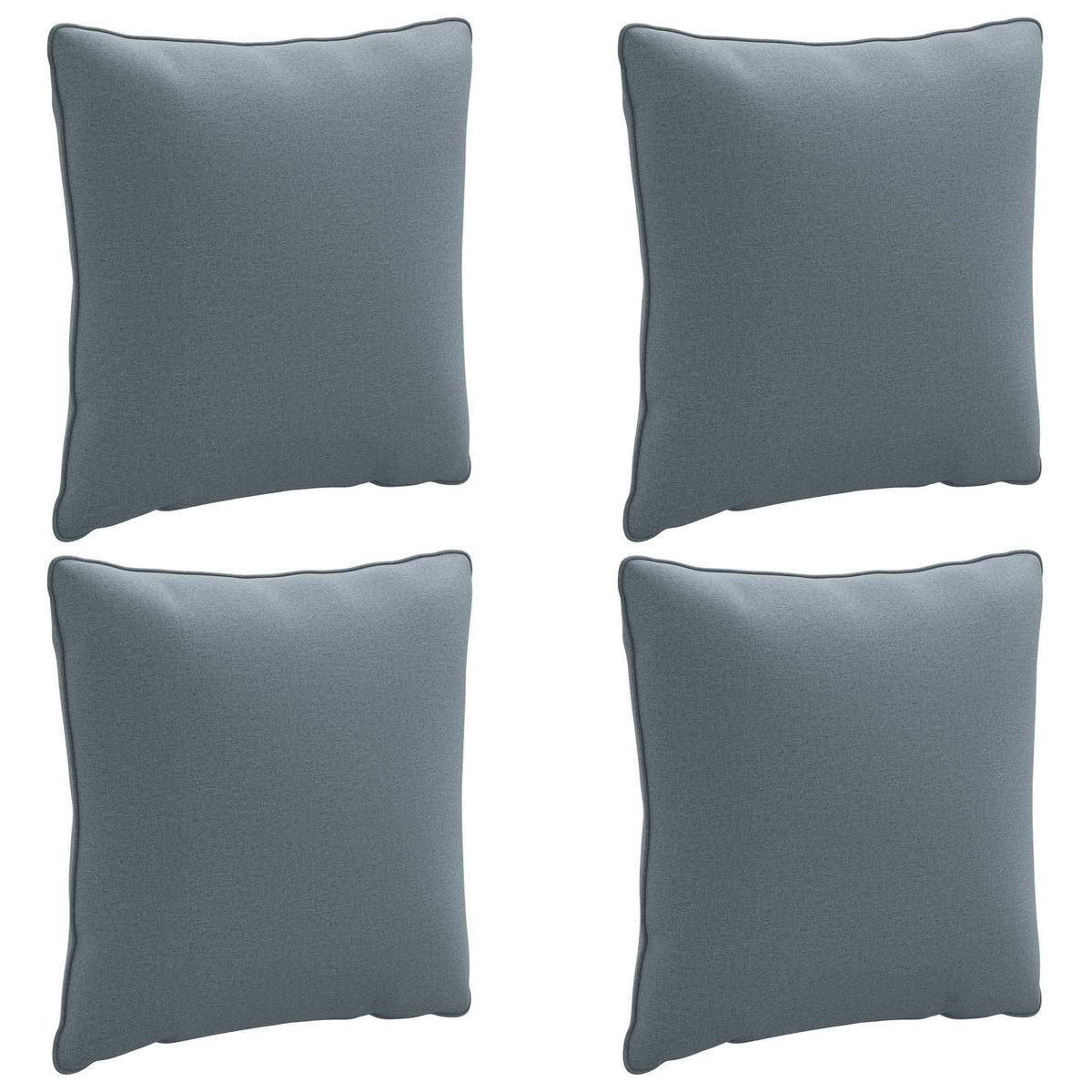 Cuscino per schienale PUTTEN 4 pz 100% Poliestere Blu