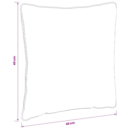 Cuscino per schienale PUTTEN 4 pz 100% Poliestere Blu