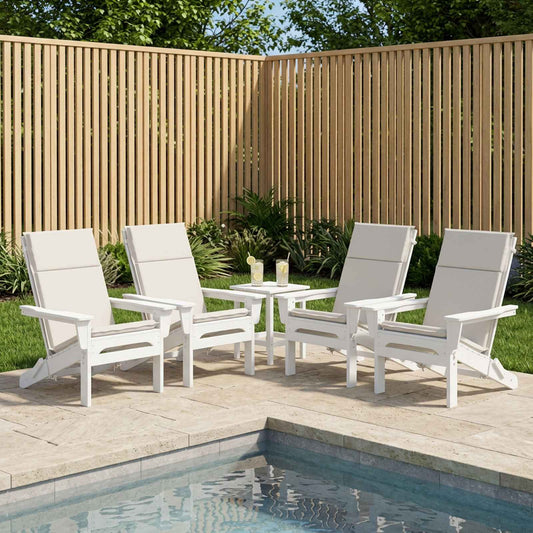 Cuscino per sedia a schienale alto GEMERT 4 pz 100% Poliestere | homemem39