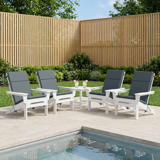Cuscino per sedia a schienale alto GEMERT 4 pz 100% Poliestere | homemem39