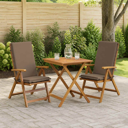 Cuscino per sedia a schienale alto GEMERT 2 pz 100% Poliestere | homemem39
