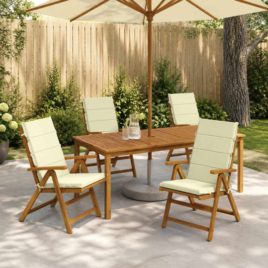 Cuscino per sedia a schienale alto GEMERT 4 pz 100% Poliestere | homemem39