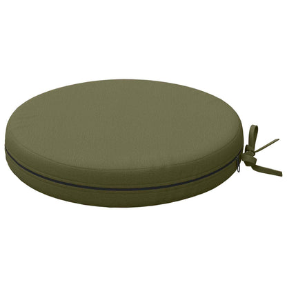 Cuscini per Seduta SOEST 4 pz 100% Poliestere Verde Oliva