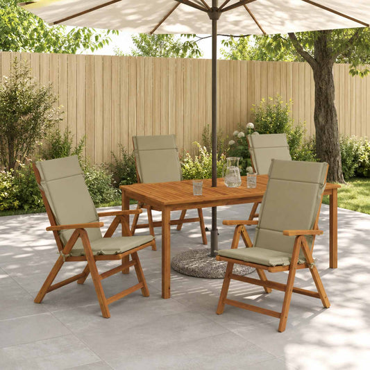 Cuscini per Sedia Alta in 4 Pezzi GEMERT 4 pcs 100% Poliestere