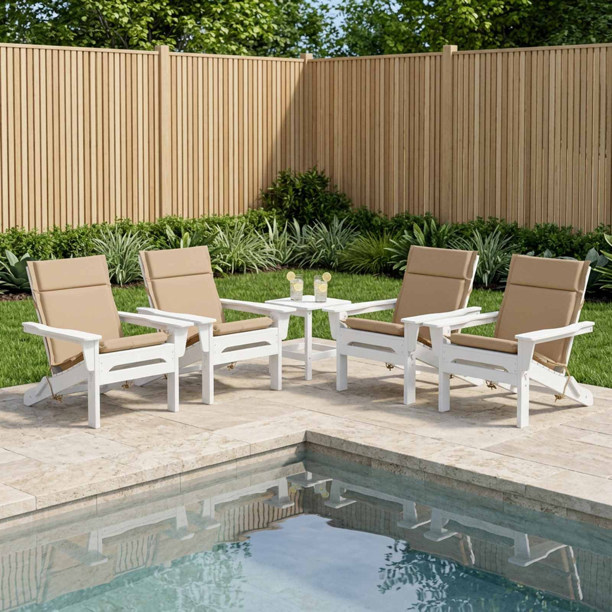 Cuscini per Sedia Alta in 6 Pezzi GEMERT 6 pcs 100% Poliestere