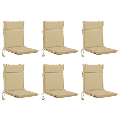 Cuscini per Sedia Alta in 6 Pezzi GEMERT 6 pcs 100% Poliestere