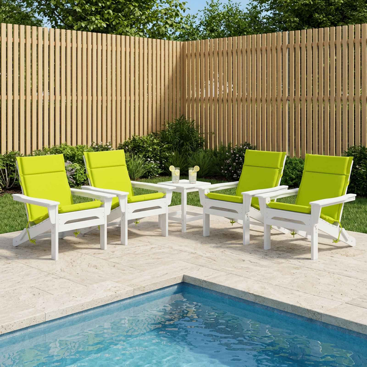 Cuscini per Sedia Alta in 6 Pezzi GEMERT 6 pcs 100% Poliestere