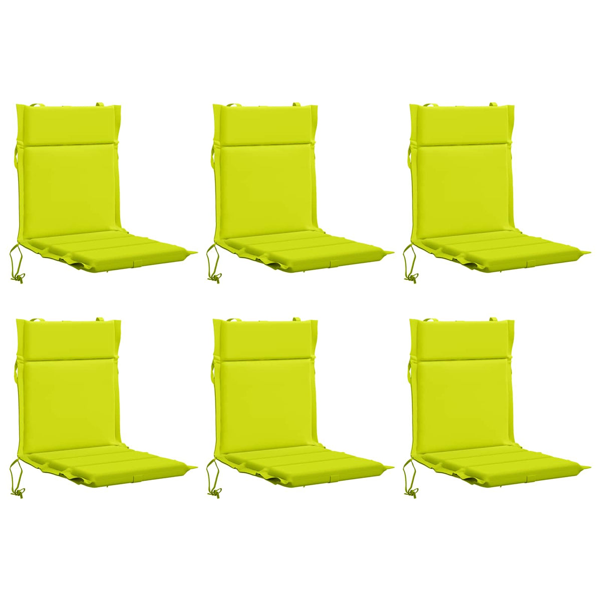 Cuscini per Sedia Alta in 6 Pezzi GEMERT 6 pcs 100% Poliestere