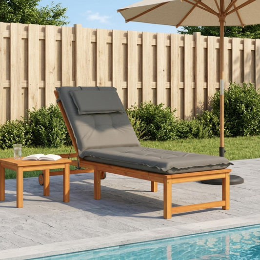 Cuscino per Lettino GEMERT 100% Poliestere Grigio