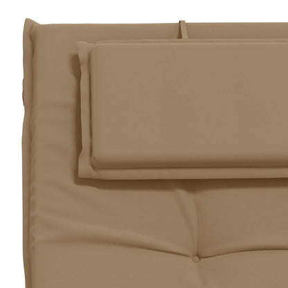 Cuscino per Lettino GEMERT 100% Poliestere Tortora
