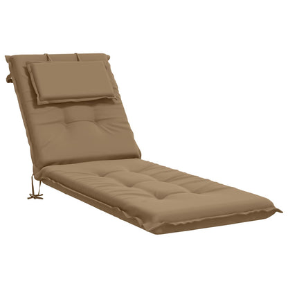 Cuscino per Lettino GEMERT 100% Poliestere Tortora