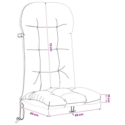 Cuscino per Lounger Sole PUTTEN 100% Poliestere Rosso