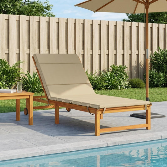 Cuscino per Lettino GEMERT 100% Poliestere Beige | homemem39