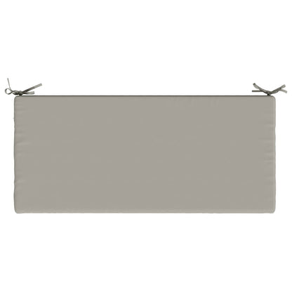Cuscini per Panchina SOEST 2 pz 100% Poliestere Grigio