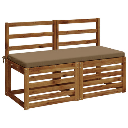 Cuscino per panchina SOEST 100% Poliestere Tortora