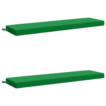 Cuscini per Panchina a 2 Pezzi SOEST 2 pz 100% Poliestere Verde