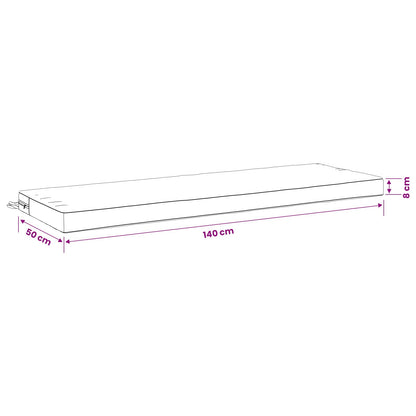 Cuscini per Panchina a 2 Pezzi SOEST 2 pz 100% Poliestere