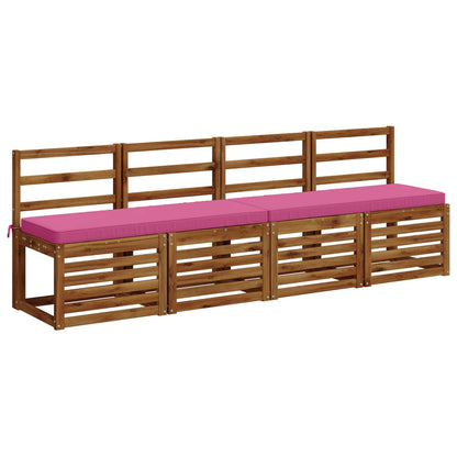 Cuscino per Panchina a 1 Pezzo VUGHT 100% Poliestere Rosa