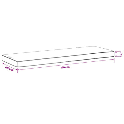 Cuscino per Panchina a 1 Pezzo VUGHT 100% Poliestere Rosa