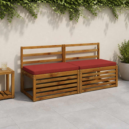 Cuscino per Panchina a 1 Pezzo VUGHT 100% Poliestere Rosso