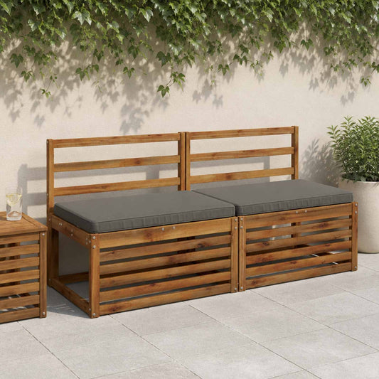 Cuscino per Panchina a 1 Pezzo VUGHT 100% Poliestere Grigio