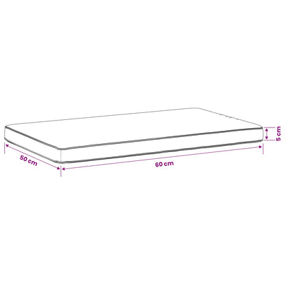 Cuscini per Panchina a 2 Pezzi VUGHT 2 pz 100% Poliestere