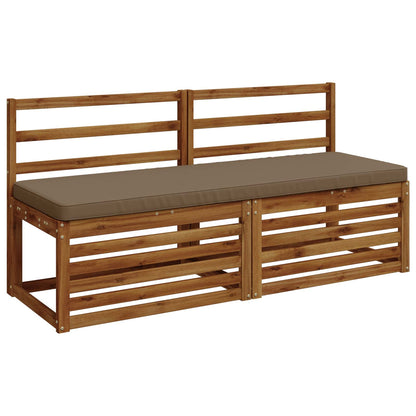 Cuscino per Panchina a 1 Pezzo VUGHT 100% Poliestere Tortora