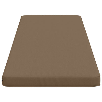 Cuscino per Panchina a 1 Pezzo VUGHT 100% Poliestere Tortora