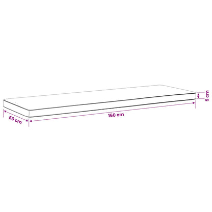 Cuscino per Panchina a 1 Pezzo VUGHT 100% Poliestere Bianco