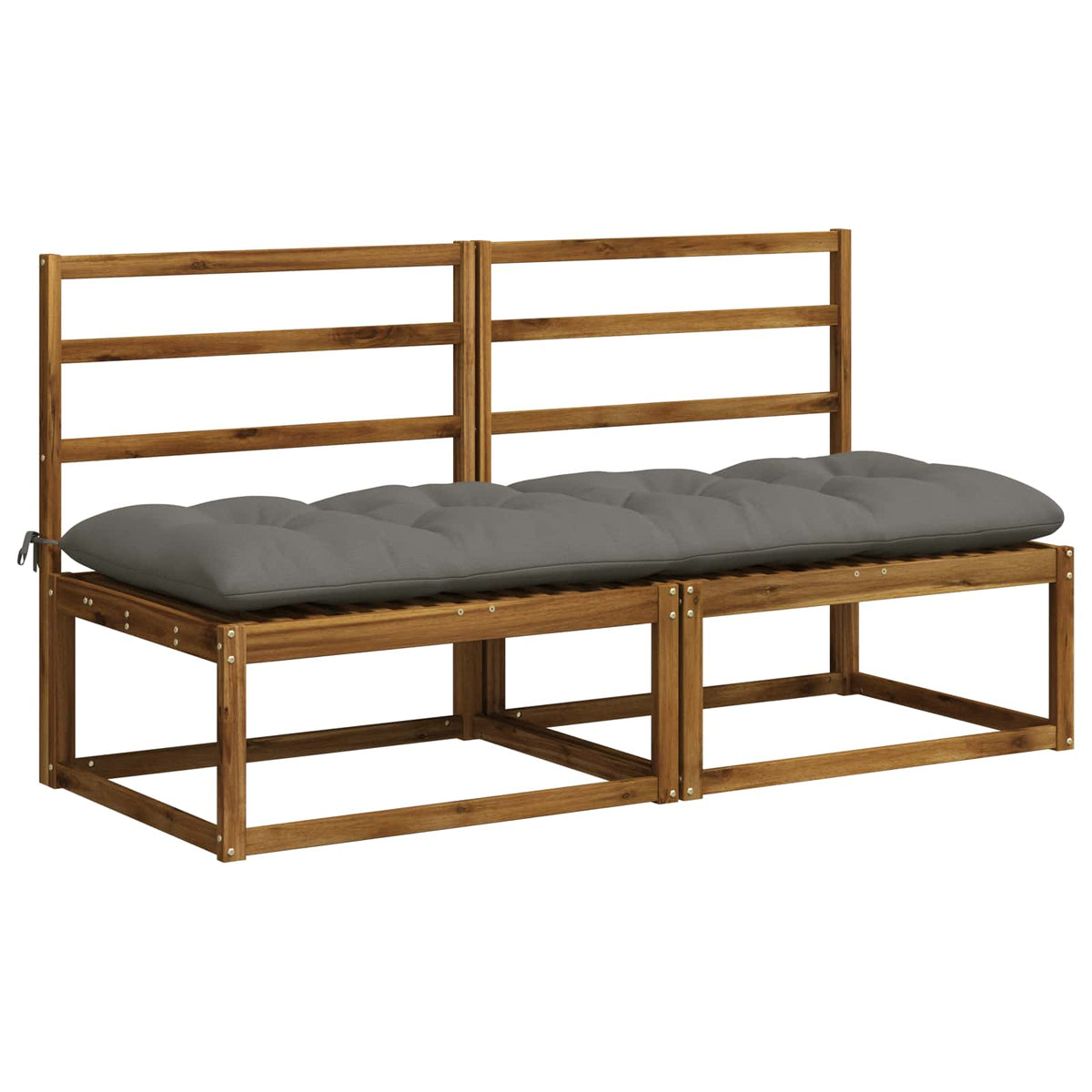 Cuscino per panchina VIANEN 100% Poliestere Grigio | homemem39