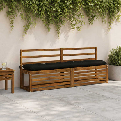 Cuscino per panchina VIANEN 100% Poliestere Nero