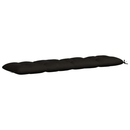 Cuscino per panchina VIANEN 100% Poliestere Nero | homemem39