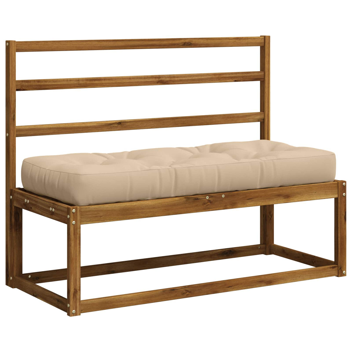 Cuscino per Pallet VIANEN 100% Poliestere Crema