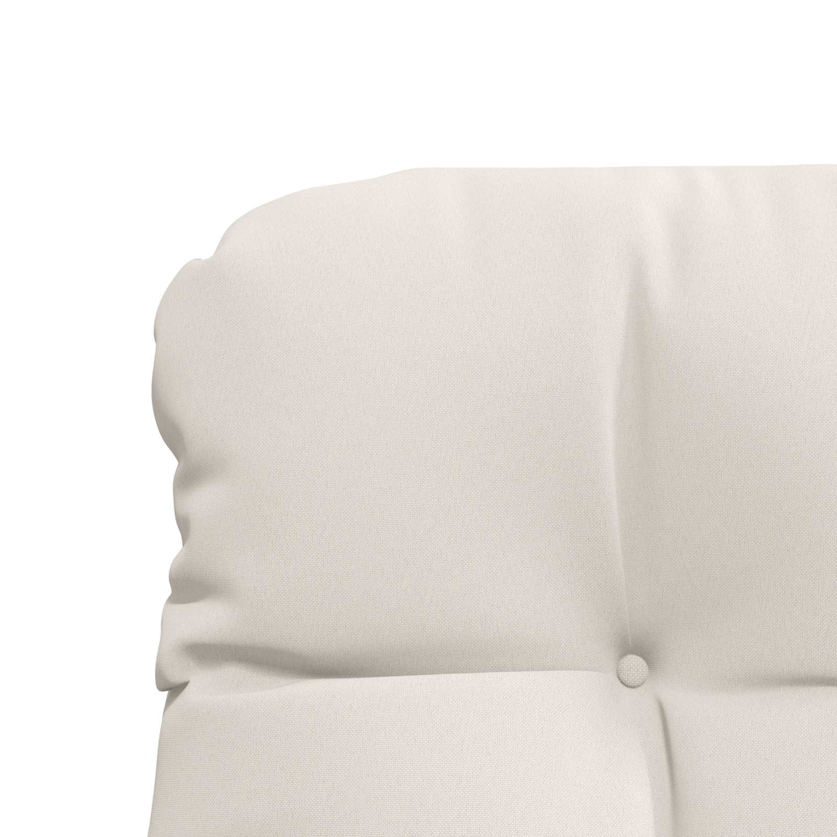Cuscini per Sedia Alta in 4 Pezzi VIANEN 100% Poliestere Bianco