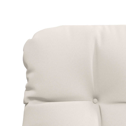 Cuscini per Sedia Alta in 4 Pezzi VIANEN 100% Poliestere Bianco