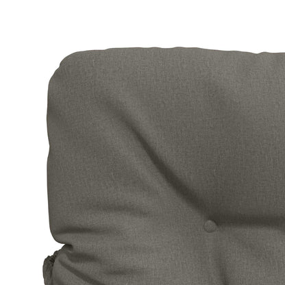 Cuscini per Sedia Alta in 2 Pezzi VIANEN 100% Poliestere Grigio