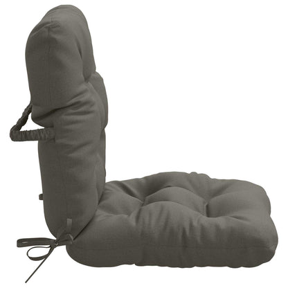 Cuscini per Sedia Alta in 6 Pezzi VIANEN 100% Poliestere Grigio