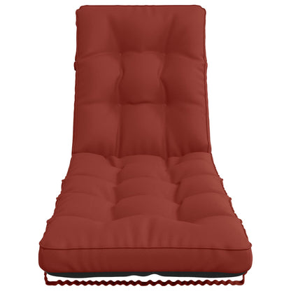Cuscino per Lettino VIANEN 100% Poliestere Rosso