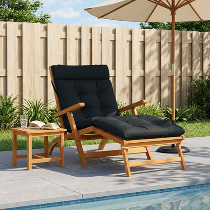 Cuscino per Lettino VIANEN 100% Poliestere Blu Scuro