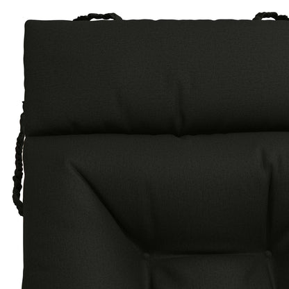 Cuscino per Lettino VIANEN 100% Poliestere Nero 200 x 80 x 8 cm